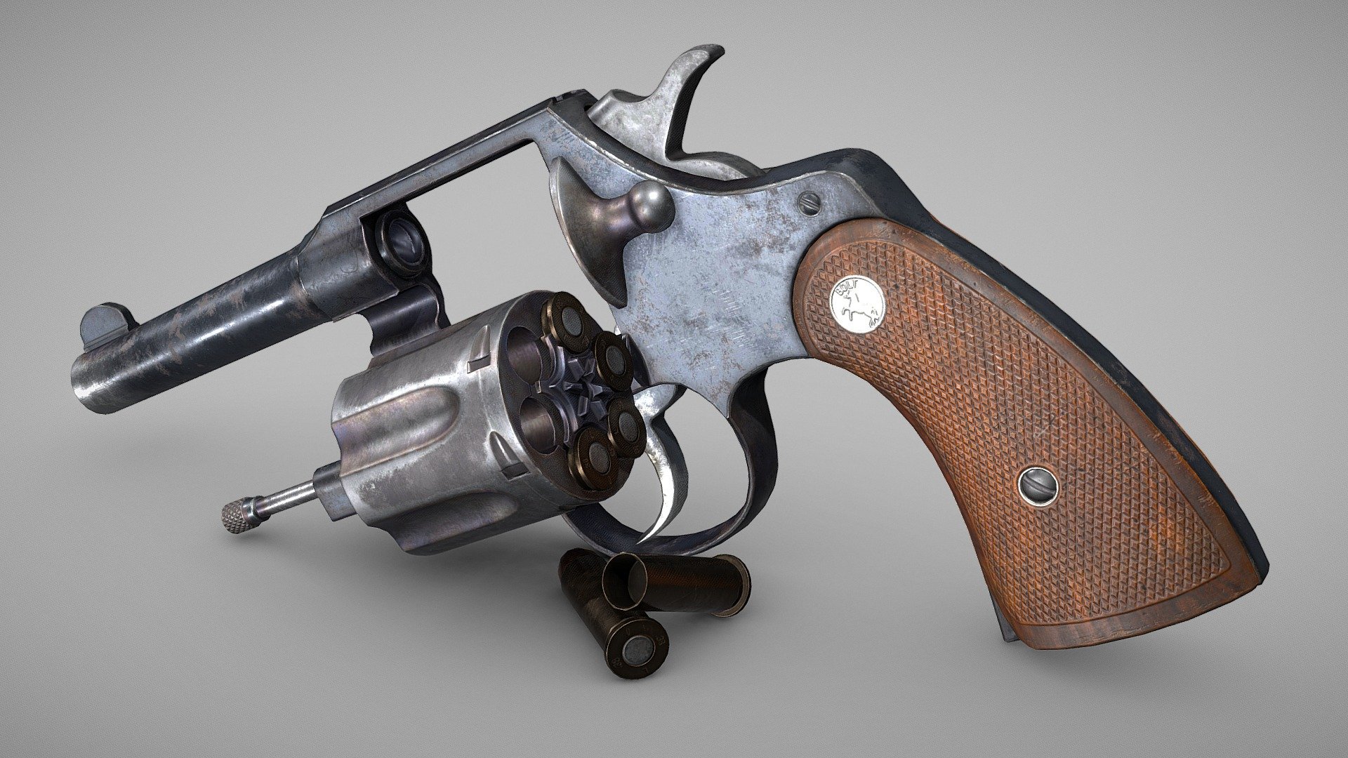 ArtStation - Colt Police .38 Revolver