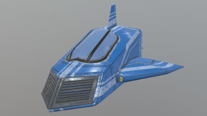 Spaceship 3D Model