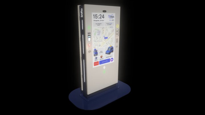 Infokiosk-Putnik 3D Model