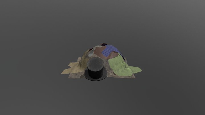 Dirty Clothes (Large) 3D Model