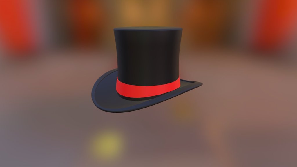 Top Hat - Download Free 3D model by forest (@forestgibson1) [984c7af ...