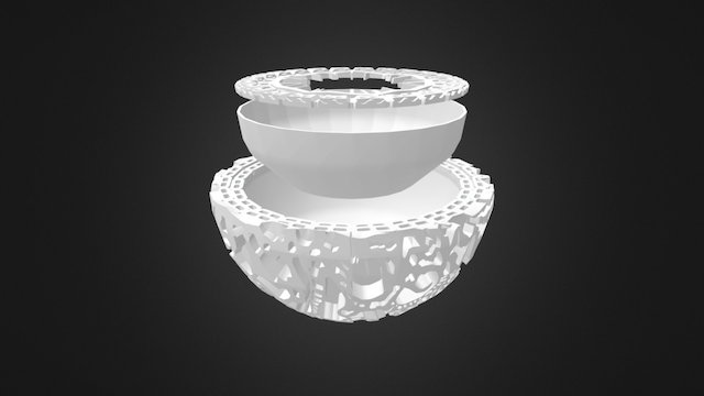 Guardians Of The Galaxy Plant Pot (3 part print) 3D Model