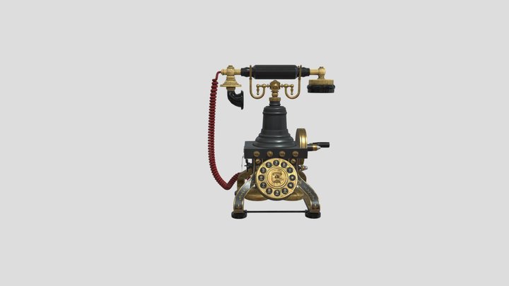 antique_phone 3D Model