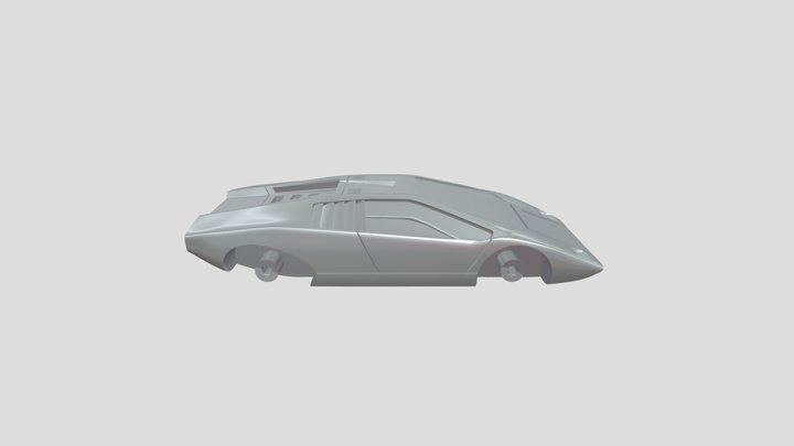 Studio su Lamborghini LP500 Prototipo-the first 3D Model
