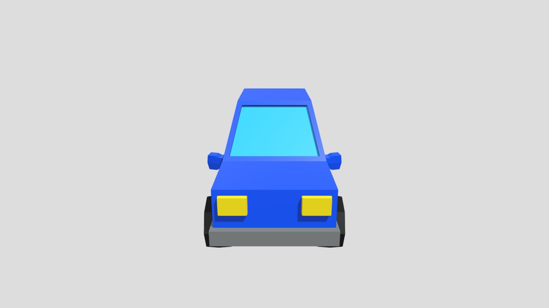 Low Poly Cartoon Car
