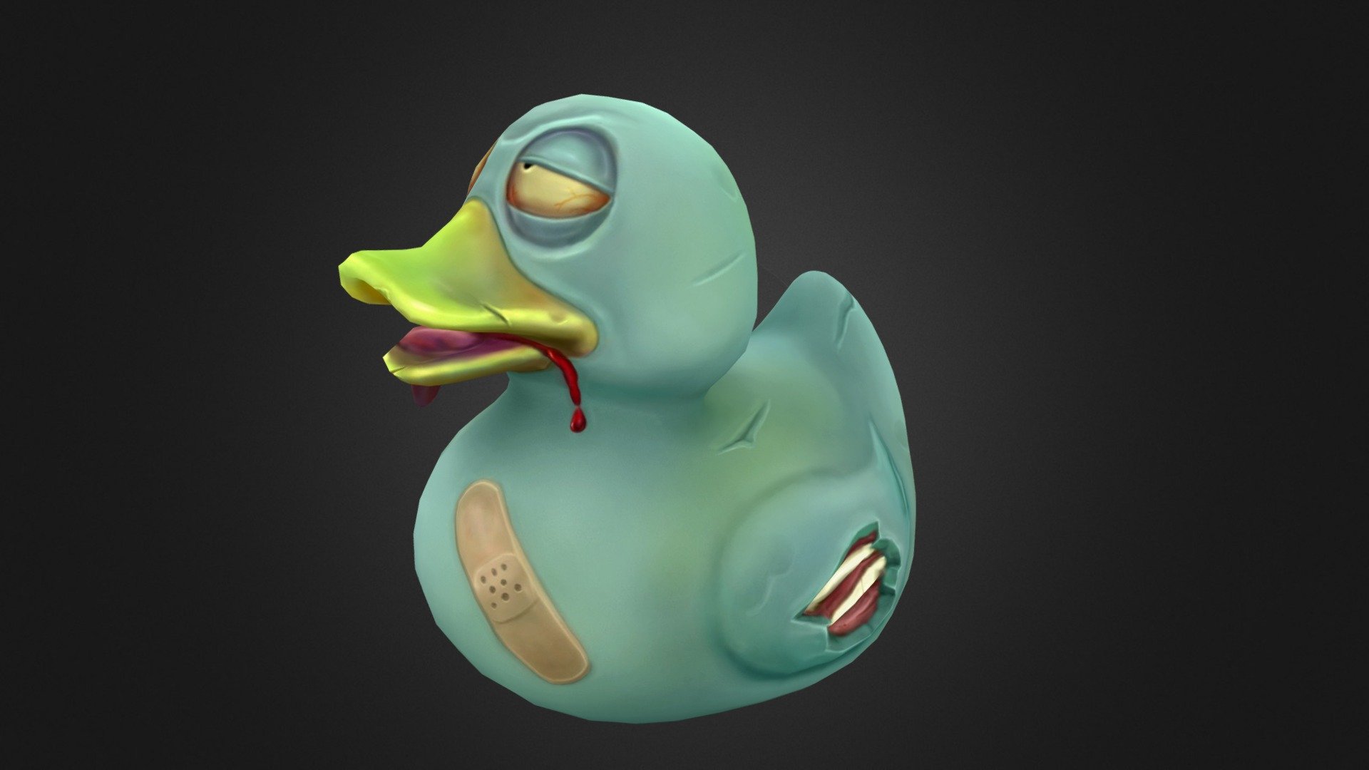 zombie rubber duck