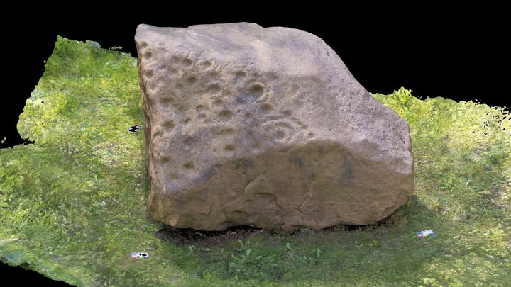 'Birney Rock', Northumberland, UK 3D Model