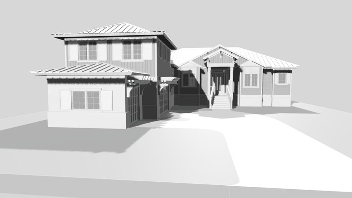 Boca Grande Custom Residence V2 3D Model