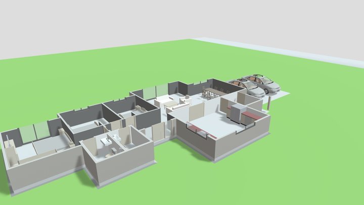 CASA JAVIER SECCION 3D Model
