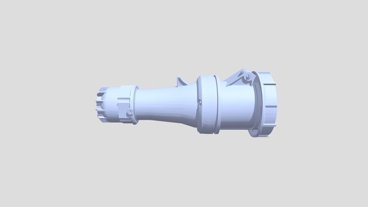 wdl 562 rs-2332工业连接器 3D Model