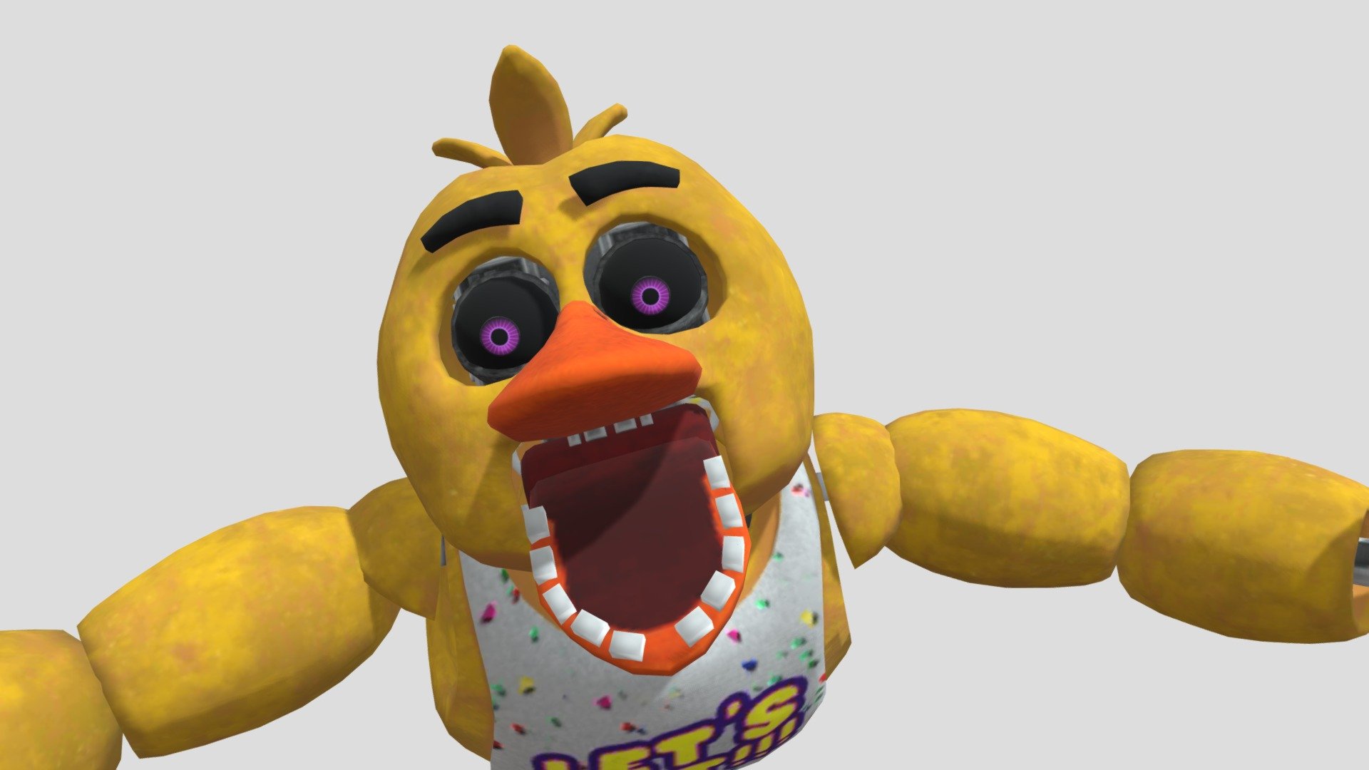 Chica Fnaf Ar Download Free 3d Model By Mrspringmen [9851445] Sketchfab