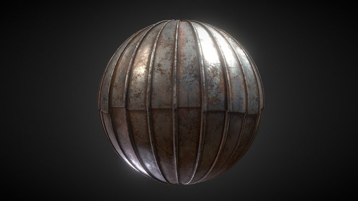 Rusty Old Metal Roofing – Modello 3D gratuito STL