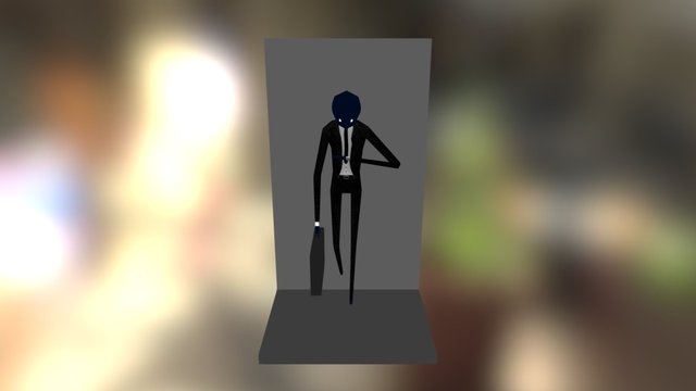 Waiting 3D Model