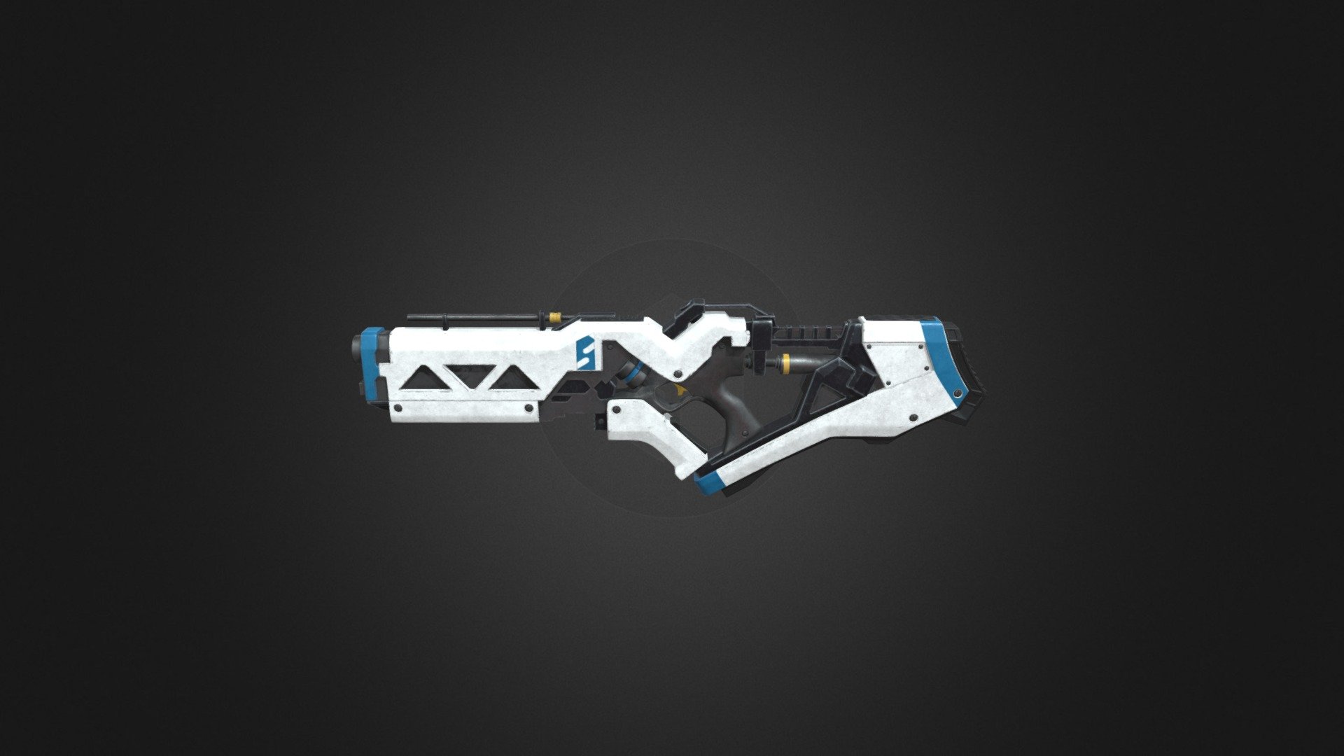 Sci-Fi Rifle 02 - 3D model by PBRSH [9852ff7] - Sketchfab