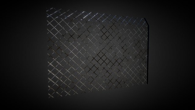 Fence Procedural Texture 3D Model