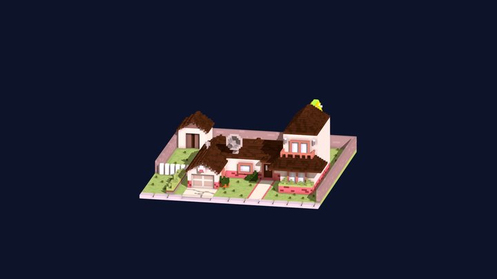House of Rick And Morty 3D Model