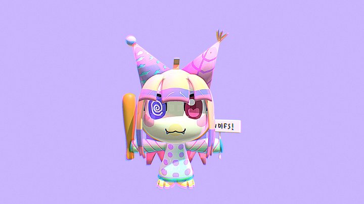 Fnaf Sotm oc (pinata girl) 3D Model