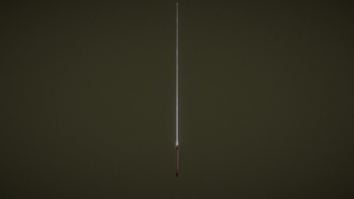 Simple Medieval Sword 3D Model
