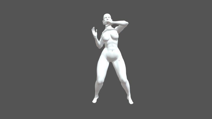 Realistic Base Mesh Female Ultra Pack by 3D_Pro 3D Model