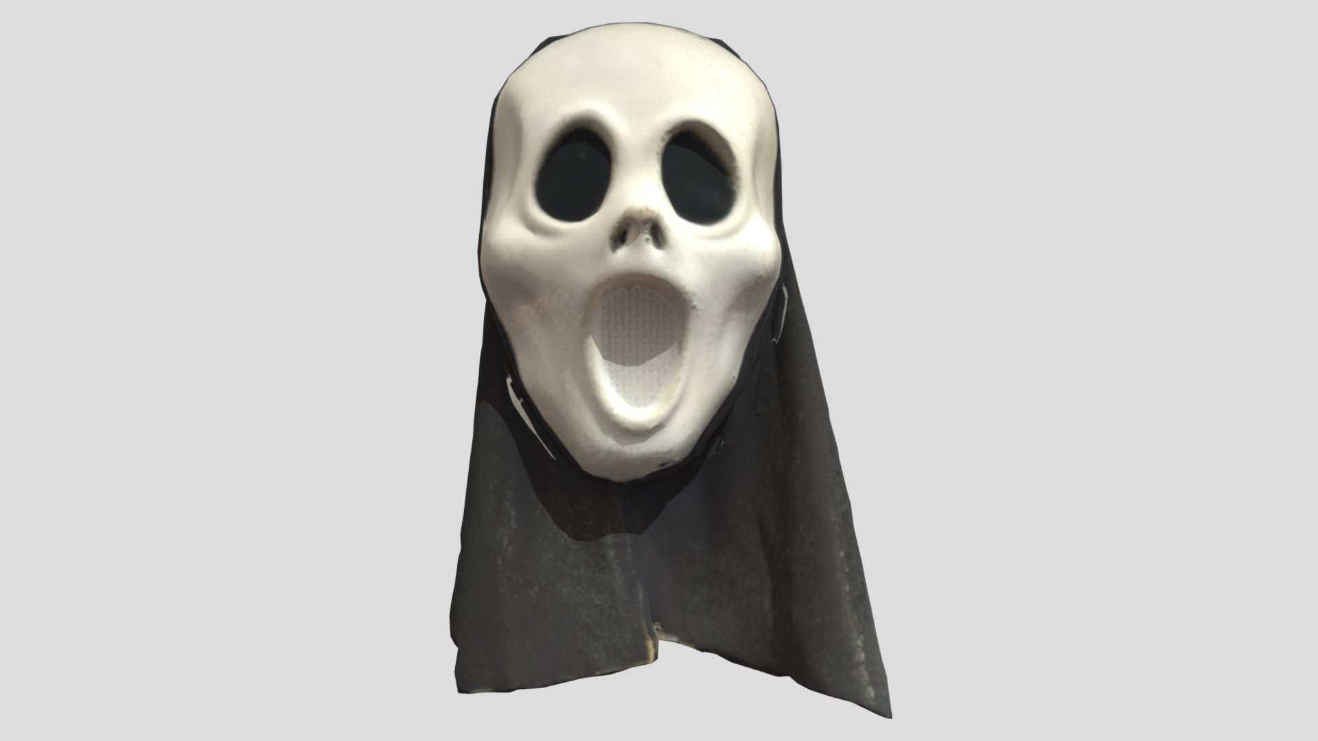 Ghost Open Mouth Mask