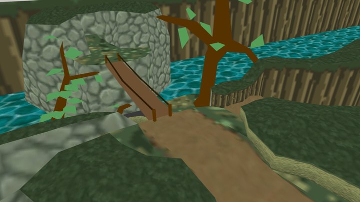 River level 3D Model