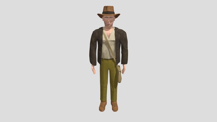 Indiana Jones 3D Model