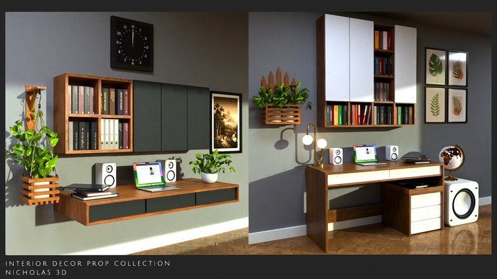 Interior Decor Props Collection Vol. 1