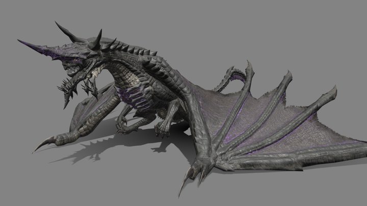 Black Dragon 3D Model