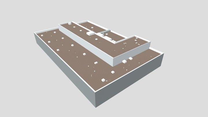 Sketch Modell: Industriegebäude 2 3D Model