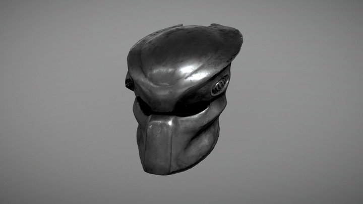 Predator Jungle Hunter Mask v3 (FINAL) 3D Model
