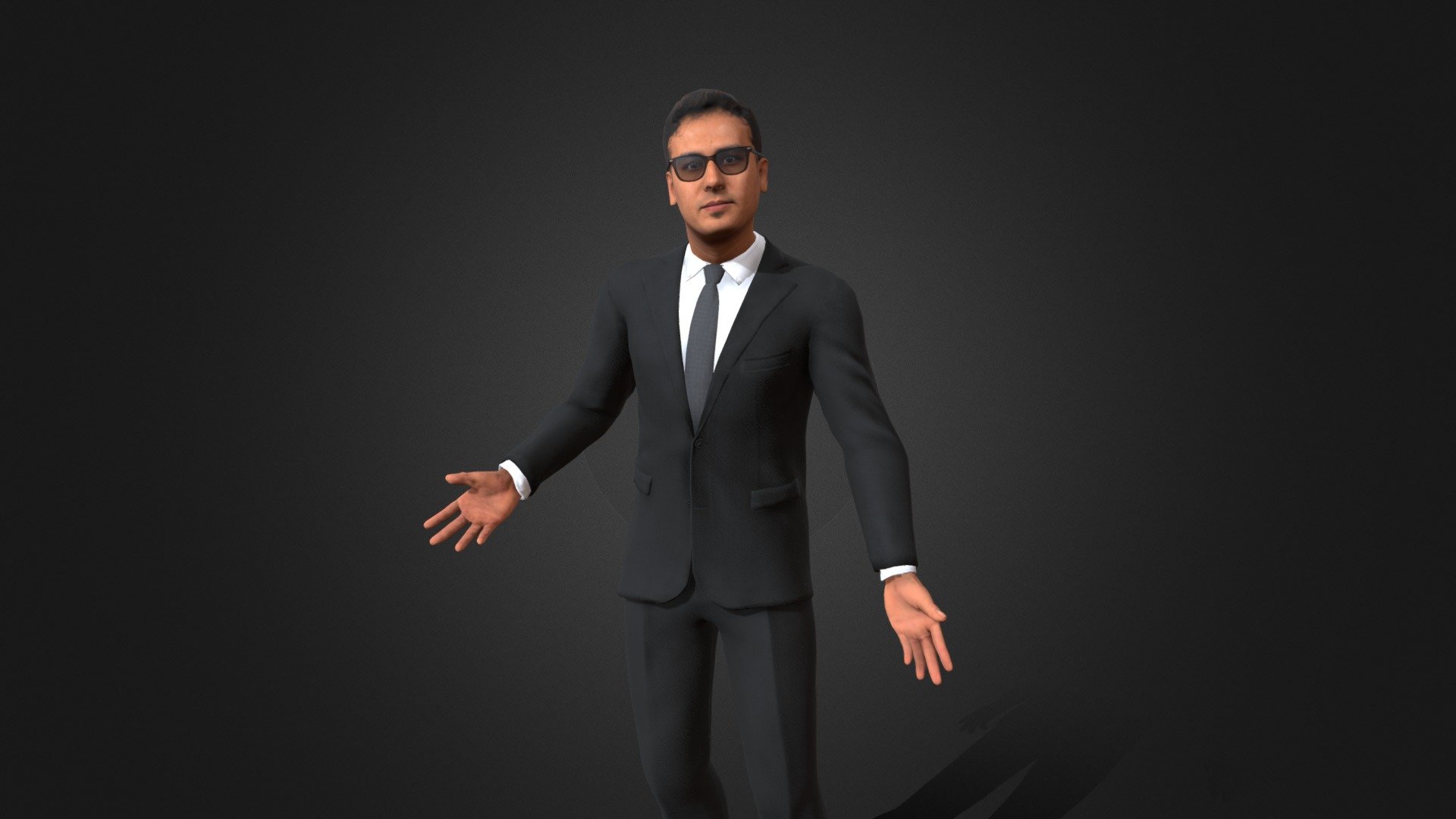 Indian Man in suit - Download Free 3D model by Pixel_Monster (@ar