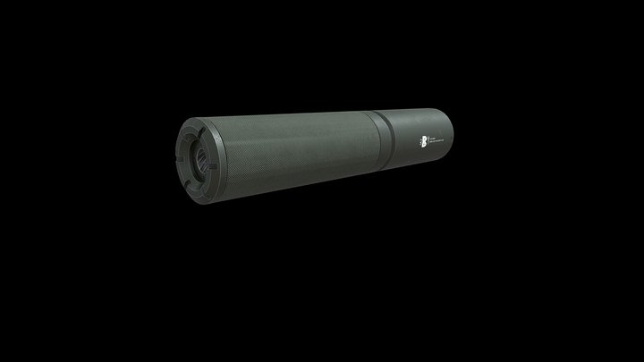 Silenciador IA2 custom 3D Model