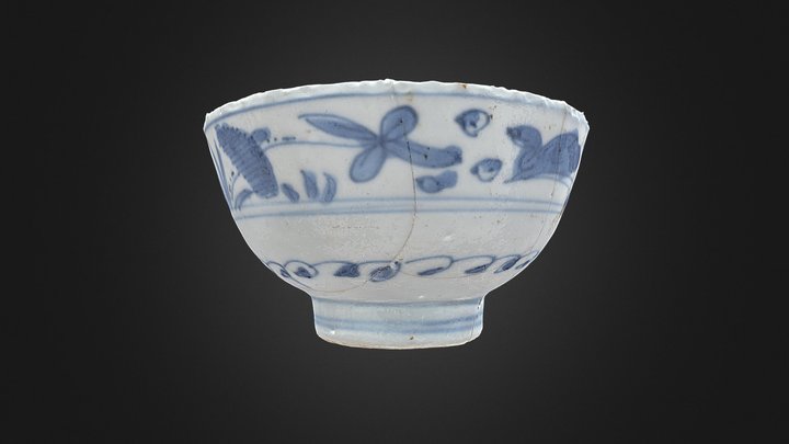 Cup porcelain Jingdezhen, China 1600s – Modelo 3D gratuito STL