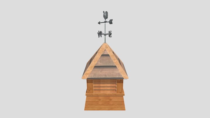 Shed Cupola Plans 3D Model