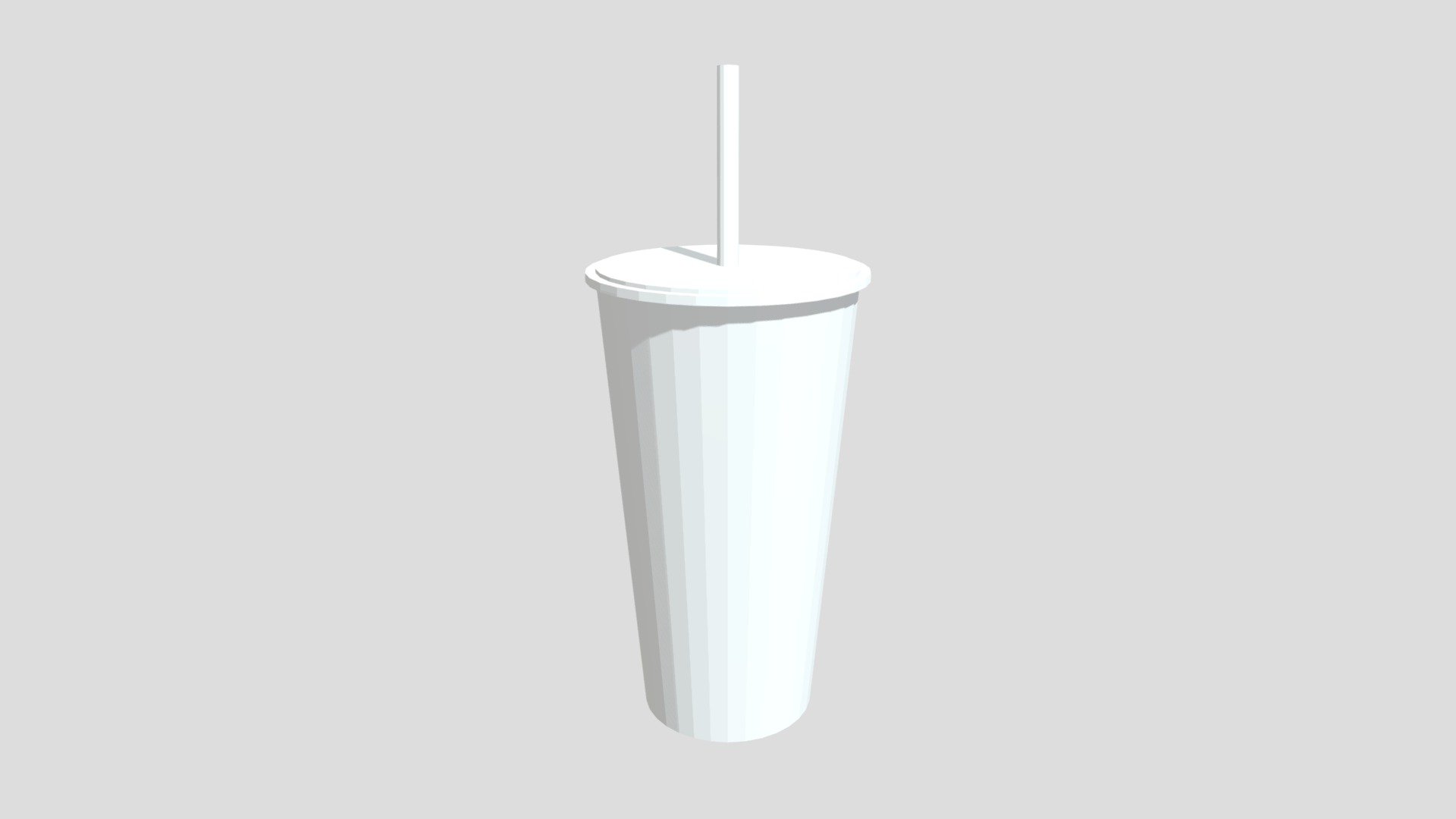 Basic untextured soda cup