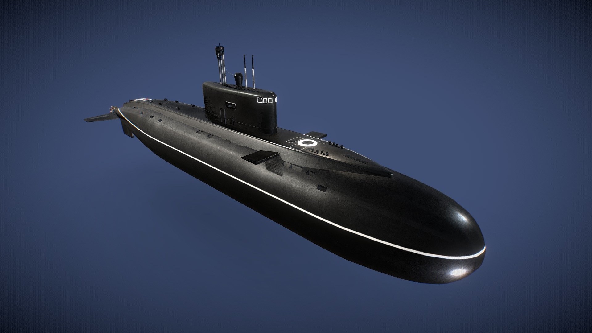 Russian submarine 636 3D model by yan_adidas [9860e12] Sketchfab