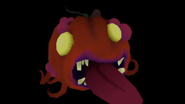 Pumpkin Mutant ANIMATE 3D Model