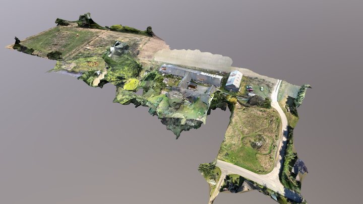 Land overview 3D Model
