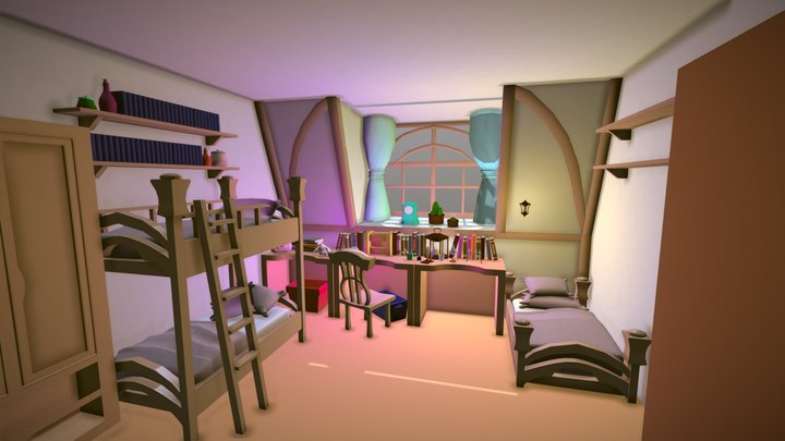 LWA_RedRoom 3D Model