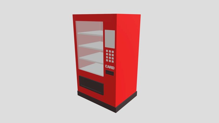 Vending Machine | Low-Poly 3d Model 3D Model