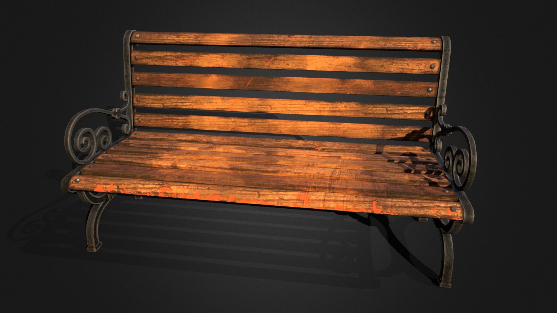 Bench Park 001a