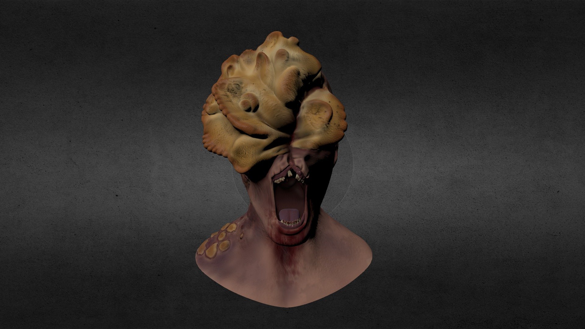 The Last of Us Clicker 3D Model 3D model 3D printable