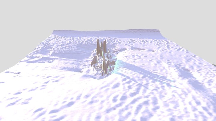 Wreck of the SS Rosalie, Weybourne 3D Model