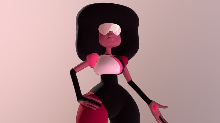 Garnet (Vrchat version) 3D Model