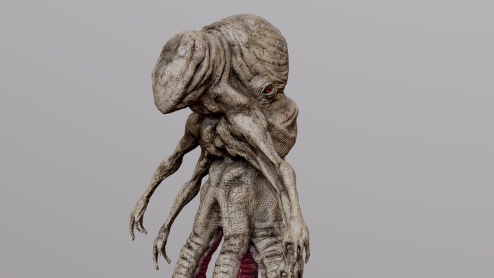 Octopus Creature 3D Model