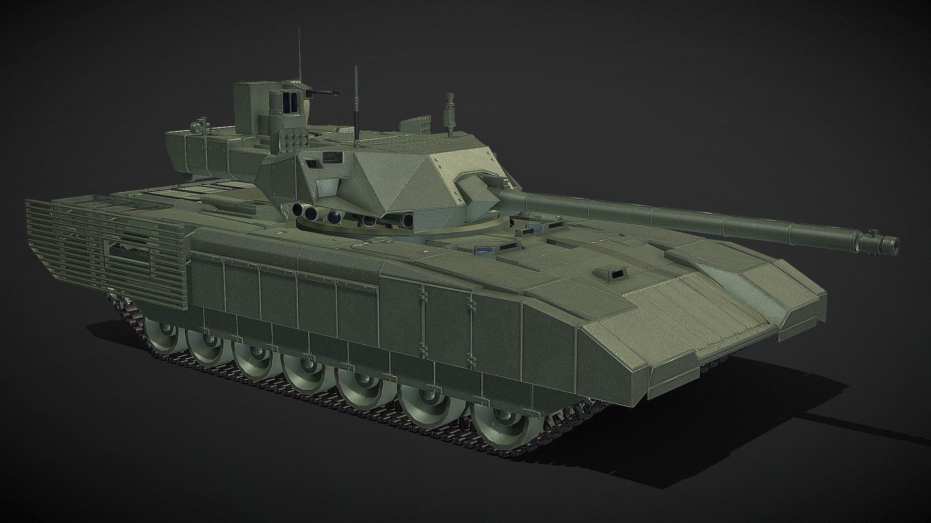 T-14 Armara Uralvagon Factory - Download Free 3D model by 3DYAROSLAV2 ...