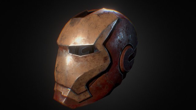 Ironman Helmet 3D Model