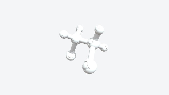 1,2-Dichloroethane 3D Model — CAS 107-06-2