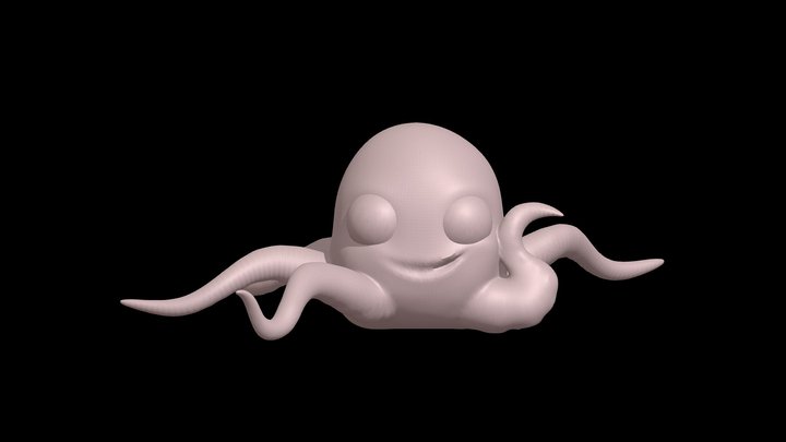 6-arm octopus 3D Model