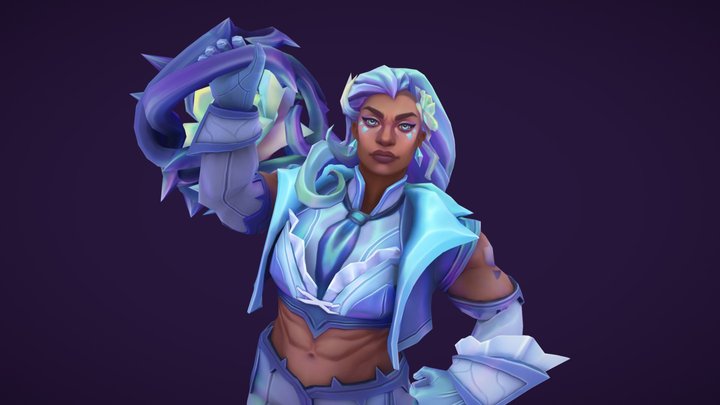 Crystal Rose Illaoi 3D Model